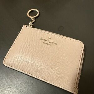 Kate Spade Cream Leather Key & Card Holder